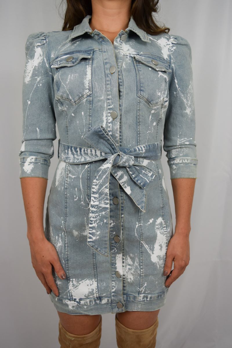 mini denim dress